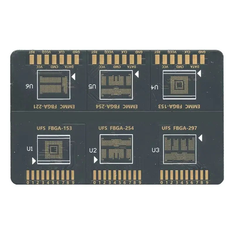 

【PUBLICITY】Flash 64 BGA ISP Board Flash 64 FBGA ISP EMMC FBGA 153 254 221 UFS FBGA 153 254 297 For F64 Lite Ultra Box