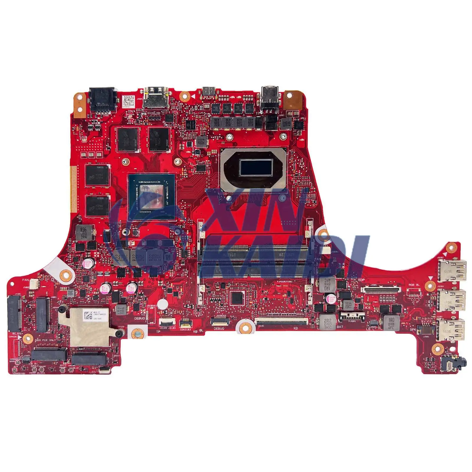 Notebook Mainboard For ASUS ROG Strix G512LI G512L G512LH G712LI PX512L Laptop Motherboard CPU I5 I7 10th GTX1650Ti 4G