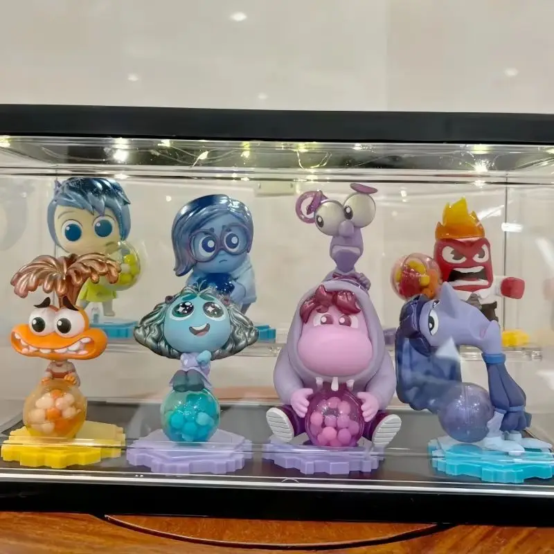 Hot Toys Cosbi Genuine Blind Box Toy Insideout2 Figure Joy Sadness Anger Disgust Collectible Figurine Doll Desktop Ornaments Toy
