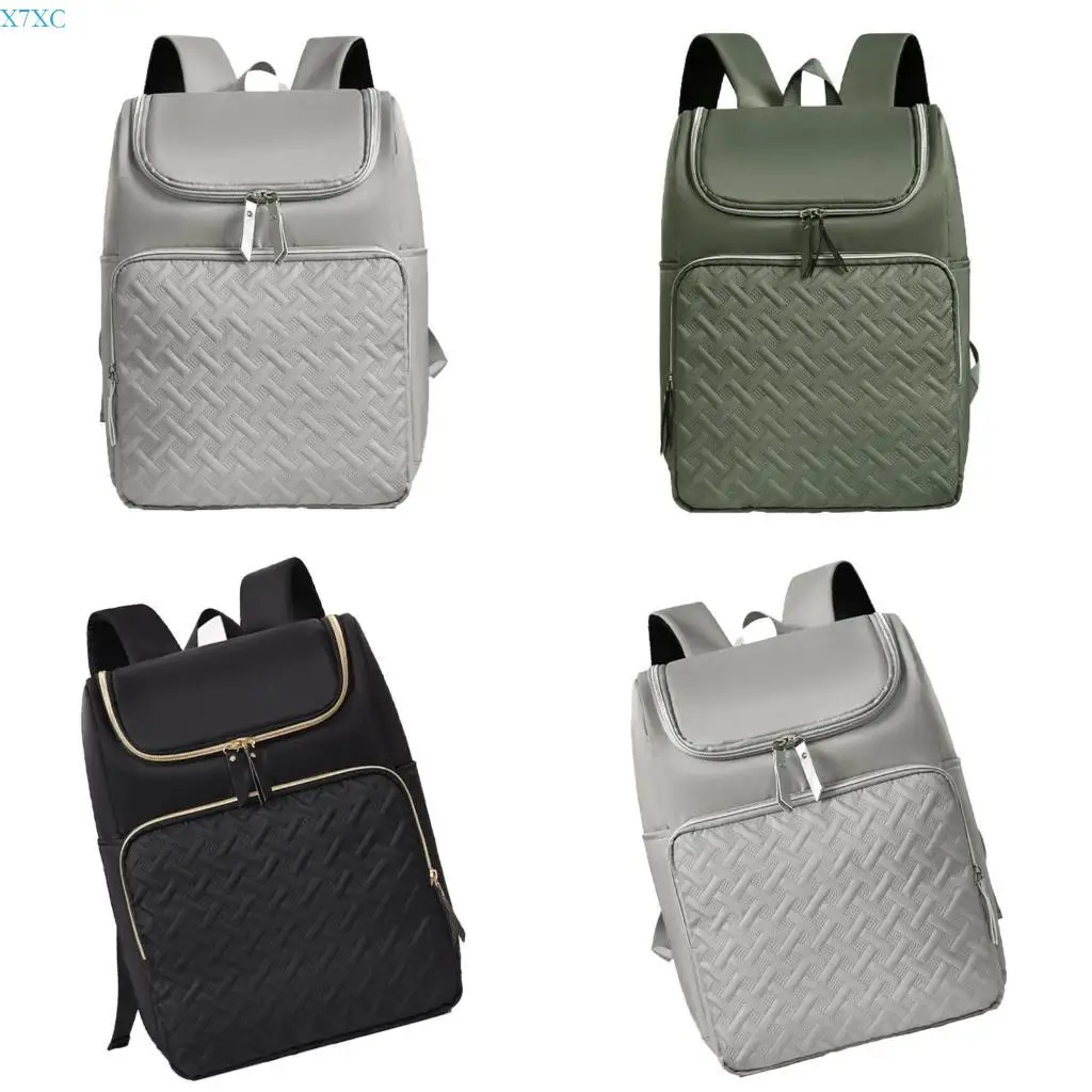 

X7XC Large Capacity Insulated Backpack for Hot and Cold Storage Mother Backpack Diaper Bag for Baby Essential Organizers