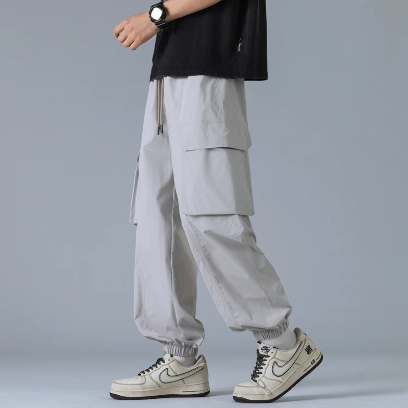 Picture 3: 2026 Summer Men's New Style Silk-Peak Pants - Casual Loose Fit Workwear Men's Pants