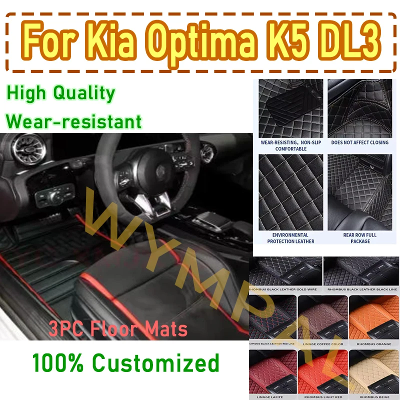 

Luxury Automotive Car Floor Mats For Kia Optima K5 DL3 2011 2012 2013 2014 Auto Leather Men Women Car Mats Full Set Custom Mats