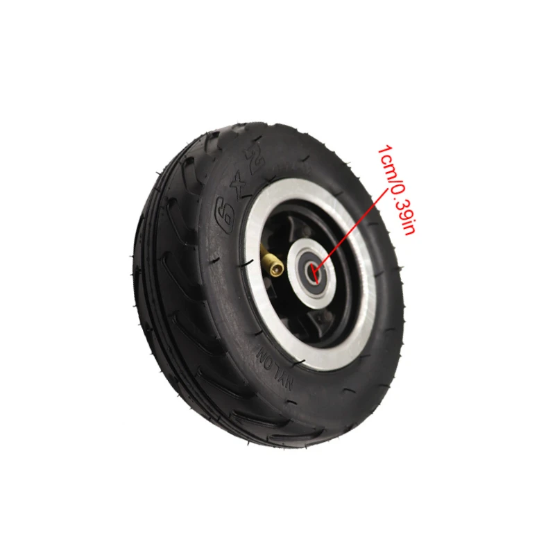 6 Inch Inflatable Wheel 6x2 High Quality Thickened Tire for Mini Electric Scooter Trolley