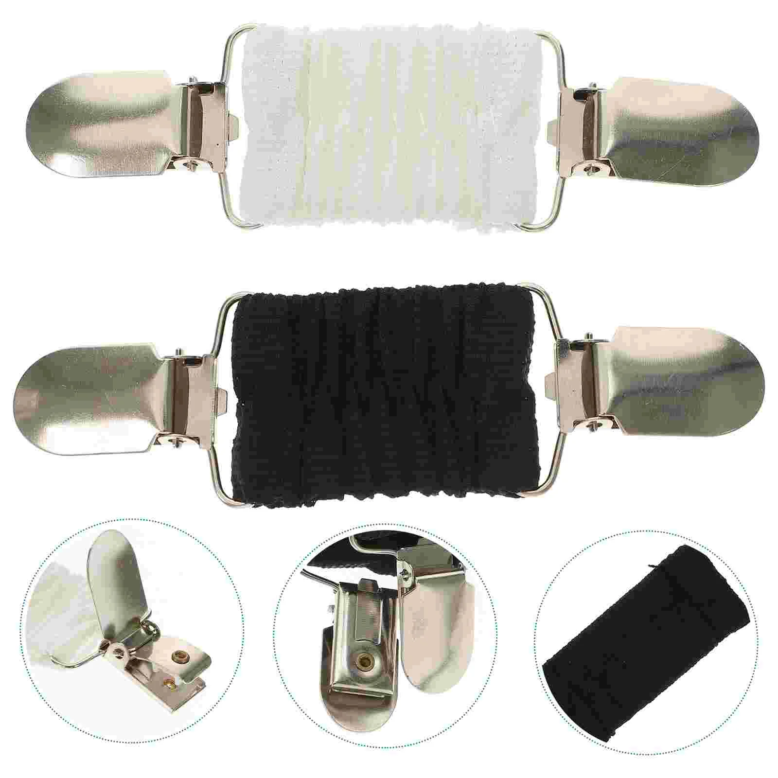 

2 Pcs Waist Clip Shawl Cardigan Clips Jewelry for Girls Sweater Women Clothes Brooch Women's Clothing Pin Clasp