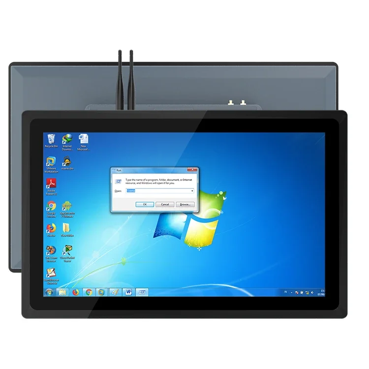 شاشة لمس سعوية مدمجة مقاس 21.5 بوصة Win10 الكل في واحد كمبيوتر لوحة اللمس الصناعية HMI التجارية