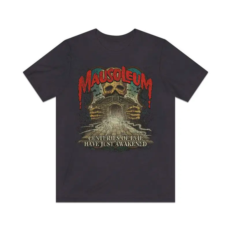

Винтажная мужская футболка Mausoleum Centuries of Evil 1983,