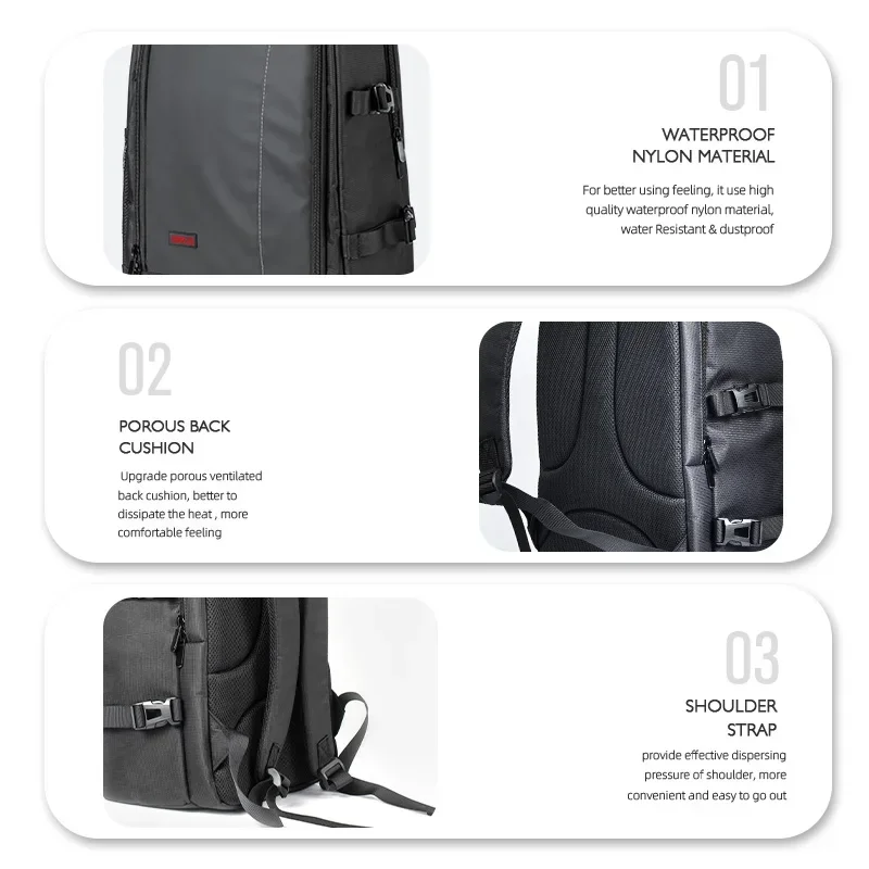 SZPowerwin DJI Mavic 3 Pro用バックパック、収納バッグ、DIYライナー付きショルダーバッグ、DJI Air 3/2S/Mini 4 Pro/Mini 3ドローンアクセサリー用