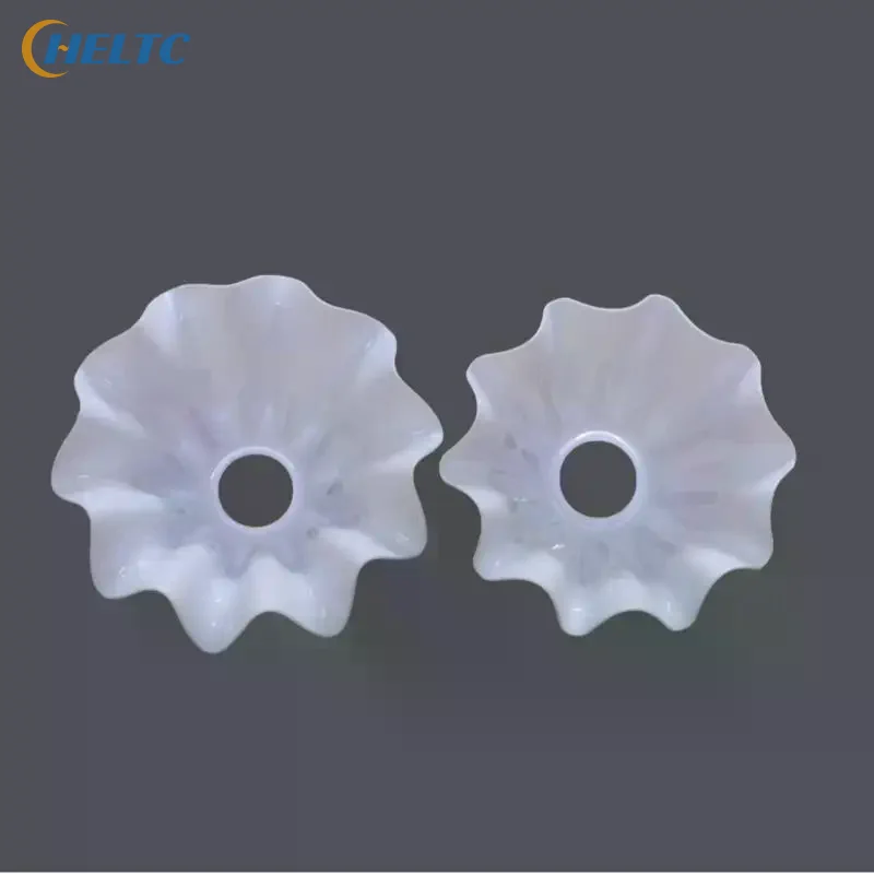 

White DIY Wall Night Restaurant Chandelier Replacement E27 Plastic Bell Orchid Lampshade Hanging Lamp Accessories Table Parts