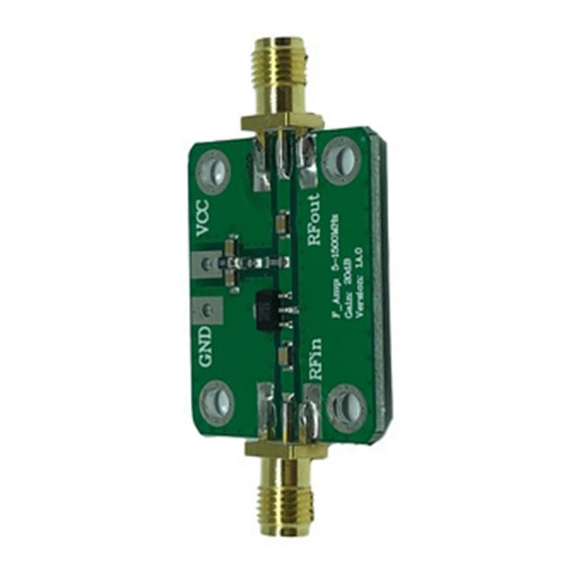 Top Deals High Frequency Broadband RF Amplifier (5-1500Mhz Gain 20DB) Gain Module Amplifier Module