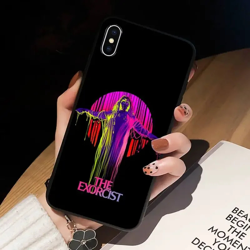 Custodia per telefono The Exorcist film per iPhone 11 12 Mini 13 14 Pro XS Max X 8 7 6s Plus 5 SE XR Custodia