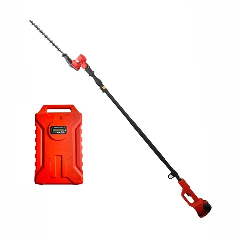 Pemangkas pagar tanaman tanpa kabel Shengxin 21v dengan daya baterai lithium ion, kabel daya yang dapat ditarik hingga 2-3 meter.