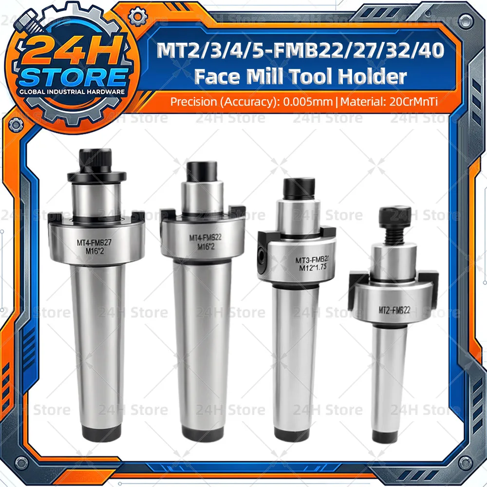 MT2 MT3 MT4 FMB22 FMB27 FMB32 FMB40 Tool Holder 300R 400R KM12 EMR TRS Face Milling Cutter Tools Bracket Morse MTB2 MTB3 MTB4