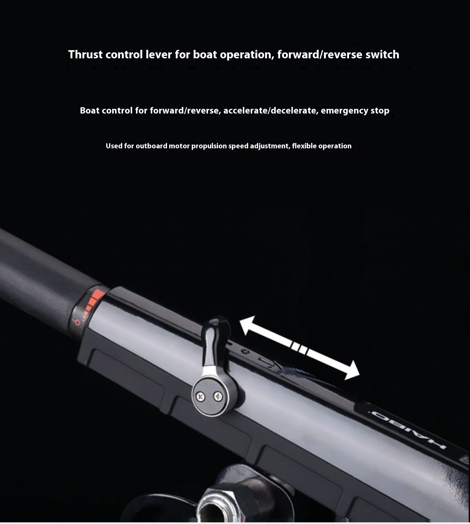 High-power electric propeller rubber boat marine motor propeller 48V outboard motor continuously variable speed propeller