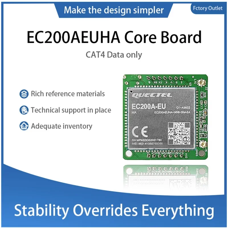 

EC200A-EU EC200AEUHA-N06-SNASA Модуль CAT4 с макетной платой Основная плата
