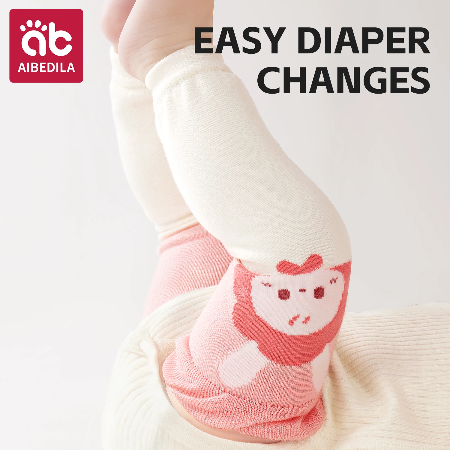 AIBEDILA Baby Leg Warmers Toddler Elbow Sleeve Covers Breathable Newborn Crawling Knee Pads Soft Knee Pads Socks Girl/Boy 0-3T
