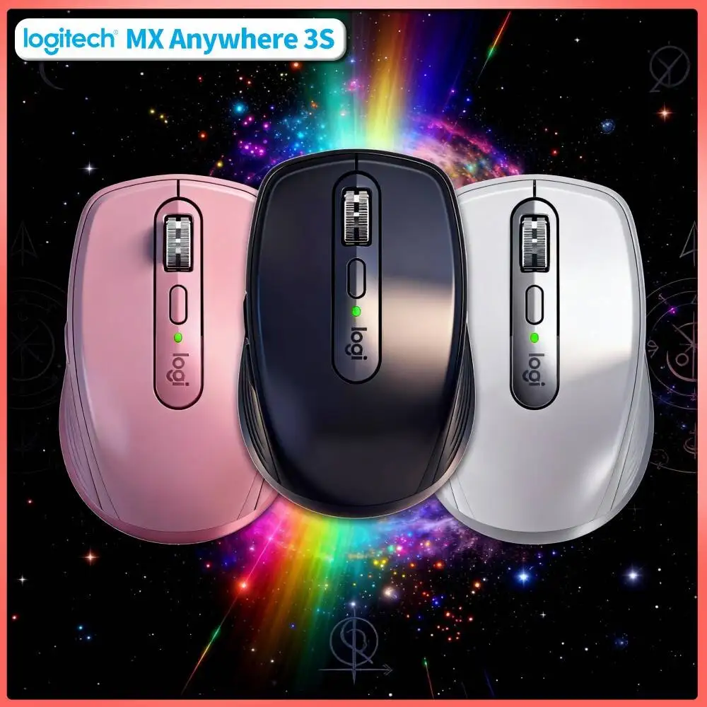 Office MX Anywhere 3S Mouse - 8000 DPI, Hyper-Scroll Wheel, Fast Charge, Ideal for Florist Distributor Stock Check Routine