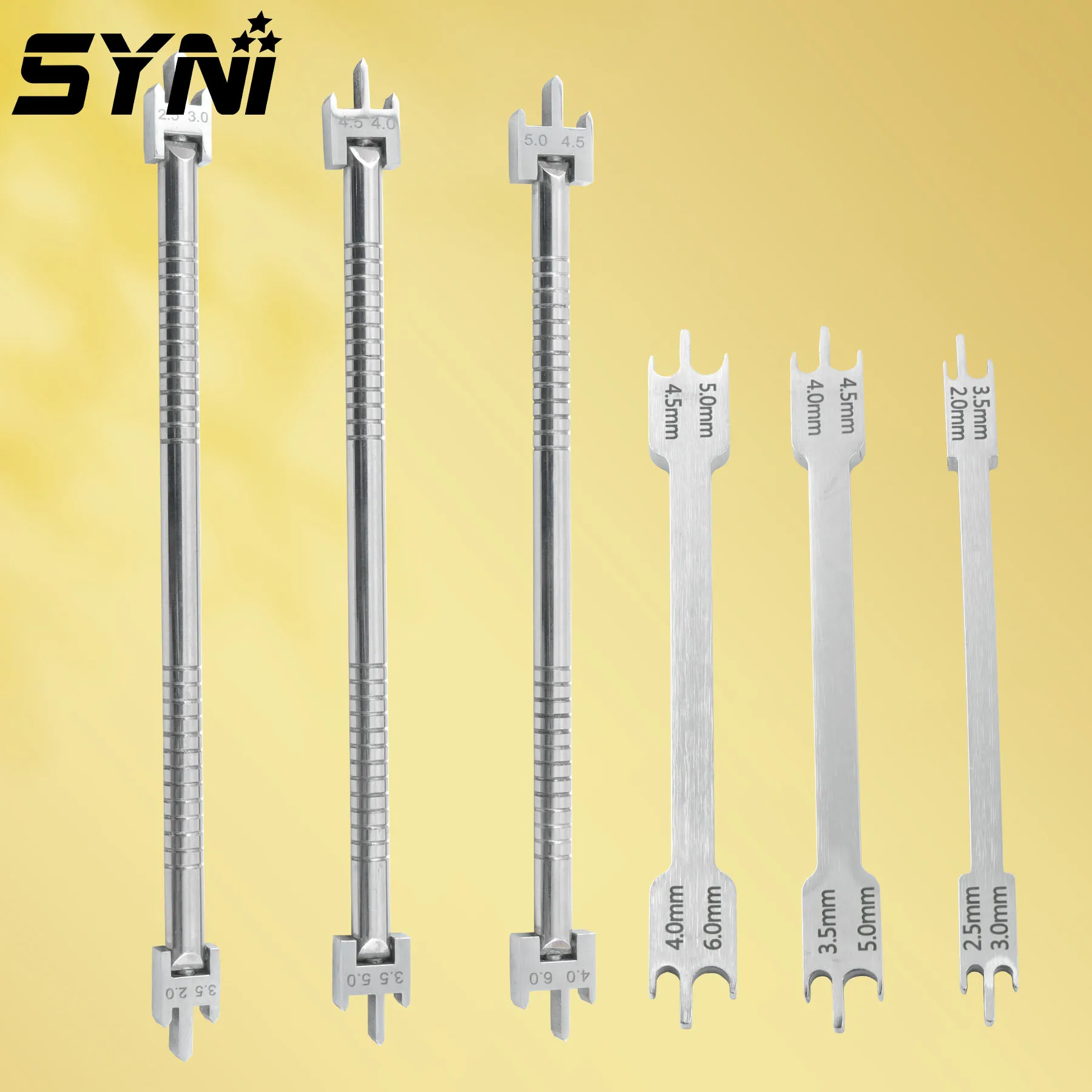 

1pc SYNI Dental Orthodontic Bracket Gauge Positioner Adjustable Bracket Locator Orthodontic Tools Dental Materials Dentistry