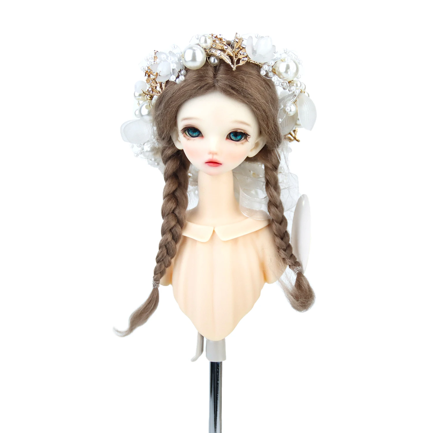 

1/4 BJD Hair Softer Mohair Material 7-8'' Head Circumference Wigs For Minifee SD Dolls Make Accessories Wig