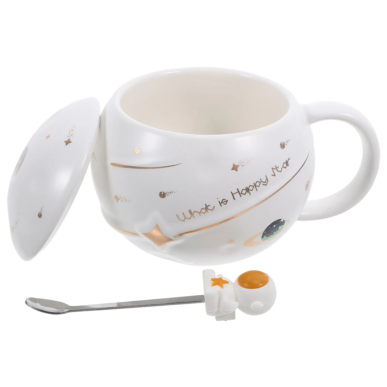 

1Set Ceramic Astronaut Planet Shape Cup Creative Heat Resistant Home Coffee Water Milk Beverage Drinkware