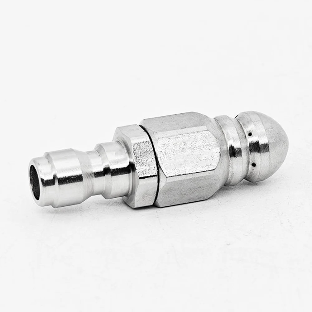 Stainless Steel High Pressure Nozzle with Leak for proof Secure Fit and Six Spray Modes for Various Cleaning Tasks