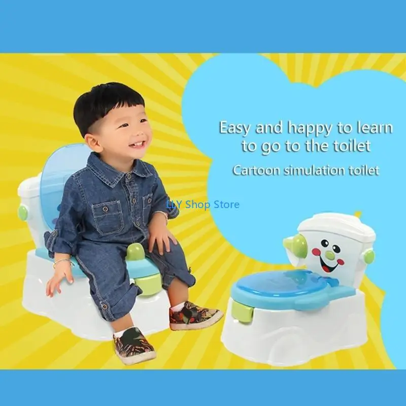 T8UD – pot bébé mignon dessin animé, Portable facile à nettoyer, chaise toilette pour tout-petits