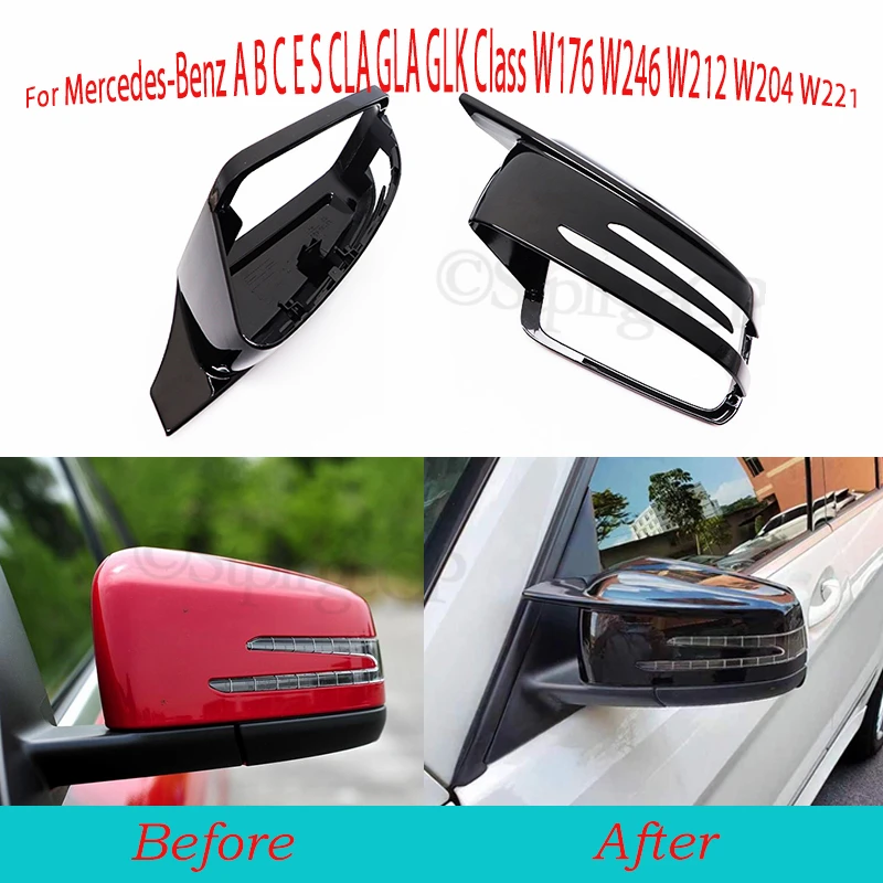 

For Merceded-Benz B Class W246 2012 2013-2018 B180 B250 B250e Side mirror cover replacement rearview mirror cover accessories