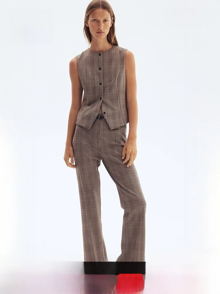 

Faionable круглый облегающий костюм Ne, жилет, женский Jaet H & M Ele, простой Sle, смесь волокна из полиэстера и спандекса