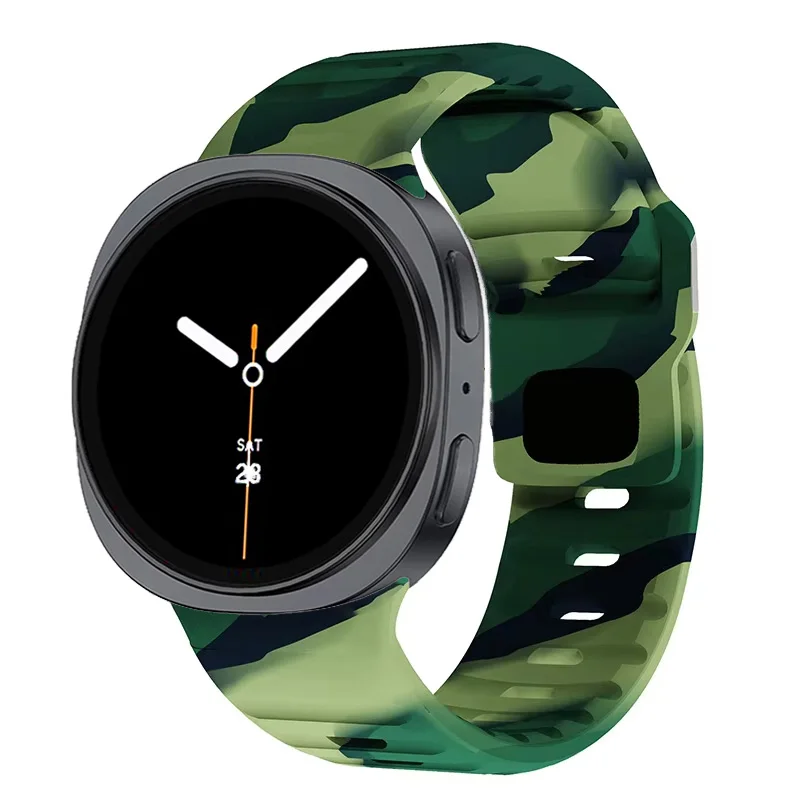 Silikonbänder für Samsung Galaxy Watch 8 40 mm 44 mm Armband Sportarmband Correa für Galaxy Watch 8 Classic 46 mm Armband