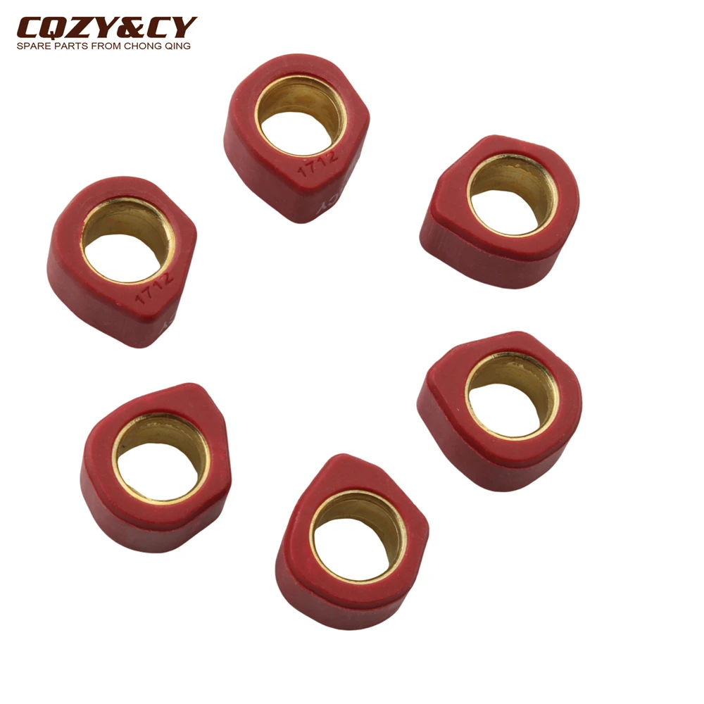 High Performance Variator Weights Round 17x 12mm 8g For Suzuki Address50 Katana V-Y 50 Sepia S 50 Zillion50