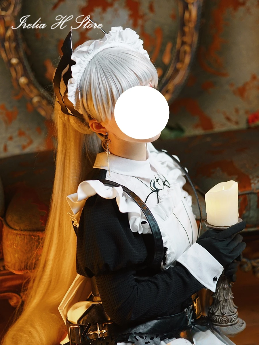 Irelia H Arknights Irene Cosplay Costume Game Irene Maid Dress Halloween Costumes Female