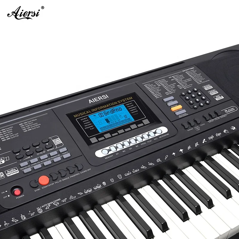 61-Key Electronic Organ Touch Function Midi Digital Piano Basic Arranger Keyboard Musical Instruments