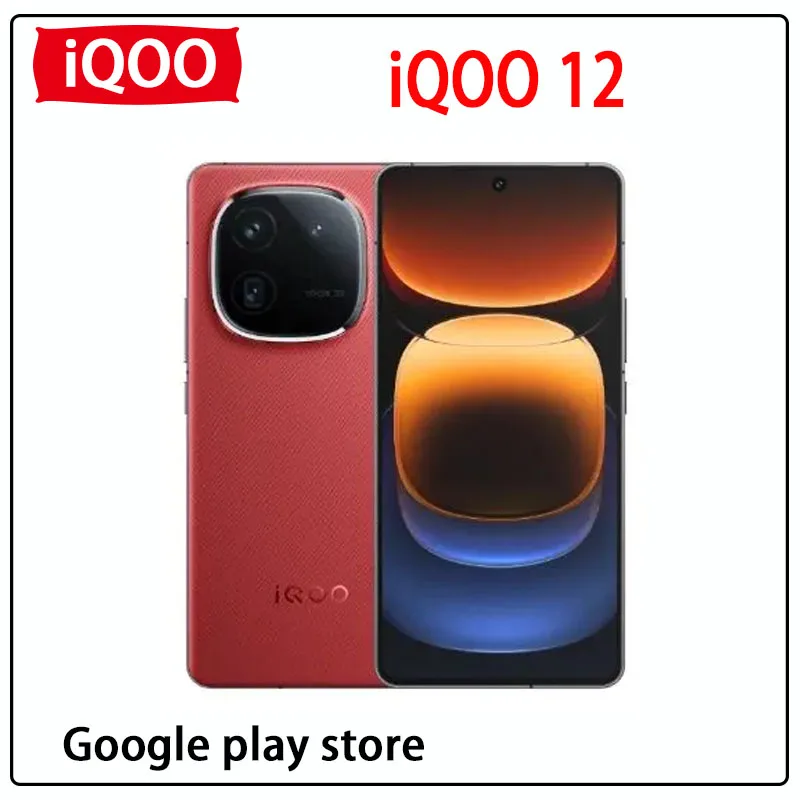 NEW Original ViVO iQOO 12 Snapdragon 8 Gen 3 50MP Rear Camera 6.78'' 1.5K AMOLED 144Hz 5000mAh 120W SuperVOOC Android 14 NFC OTA