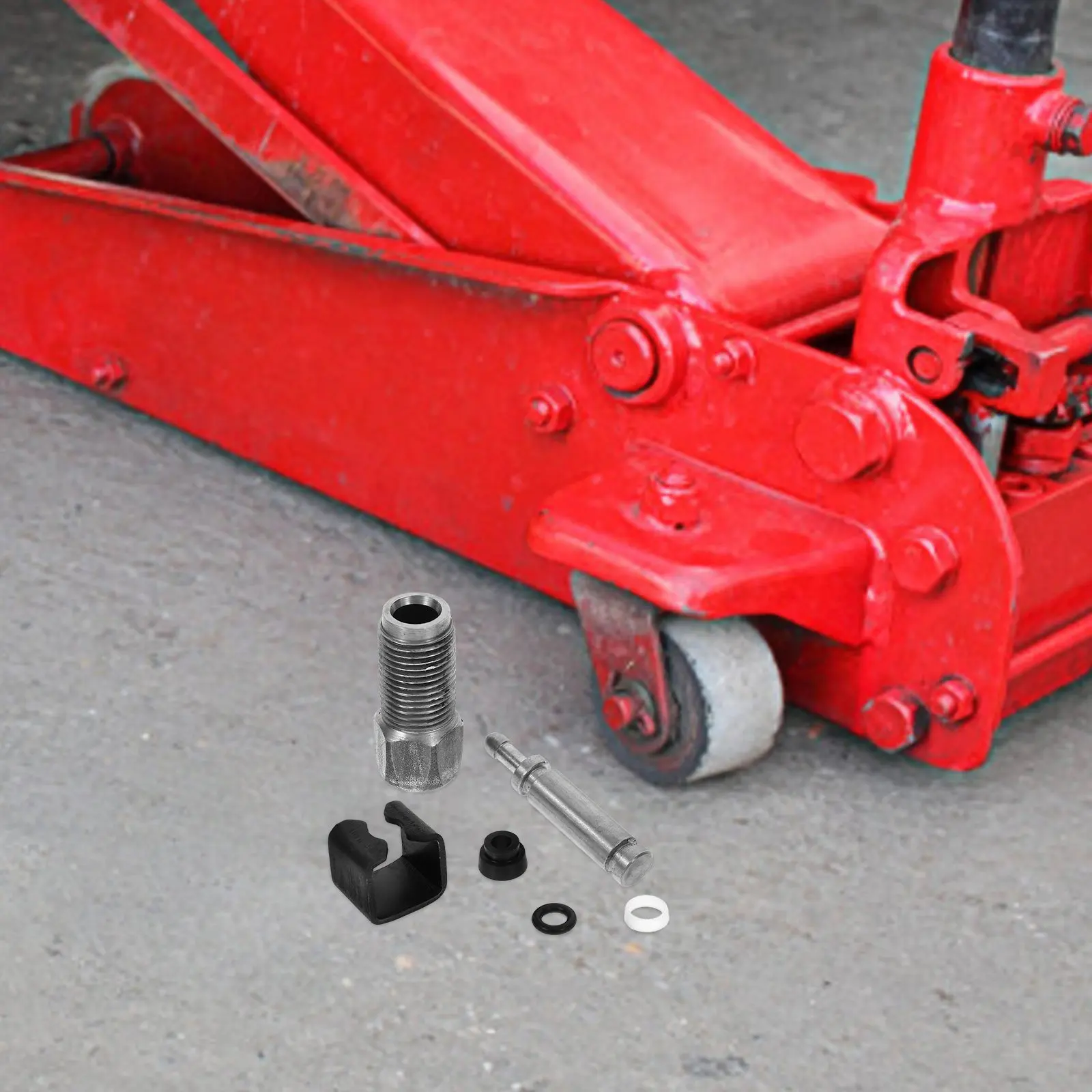 Hydraulic Jack Oil Pump Set Vertical Cylinder Piston Plunger Compact Replacement Repair Parts Accessory