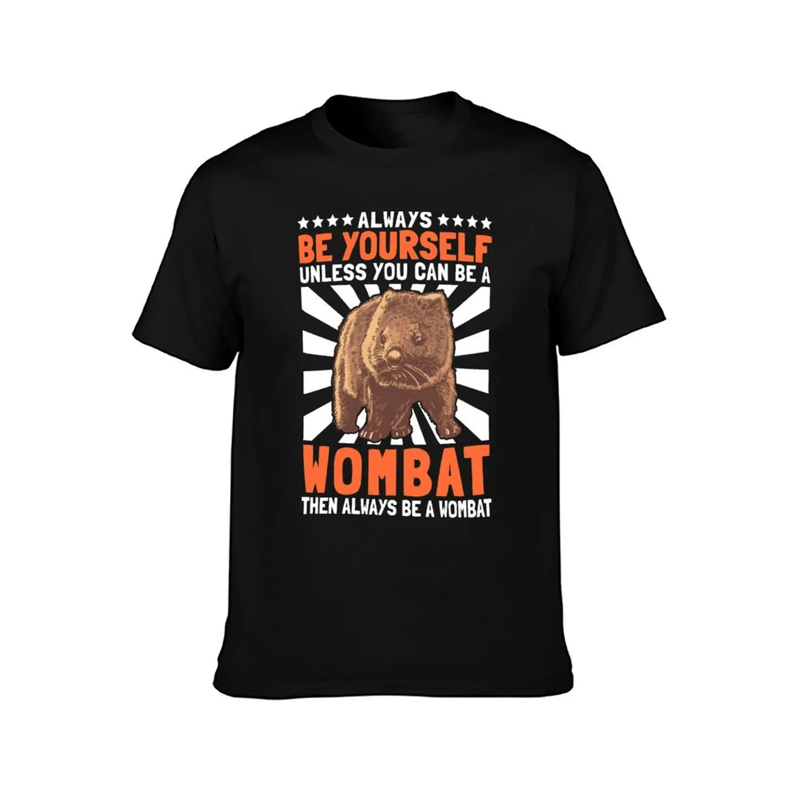 Wombat yourself marsupial australia trip T-Shirt sublime oversized t shirt sweat shirts, men