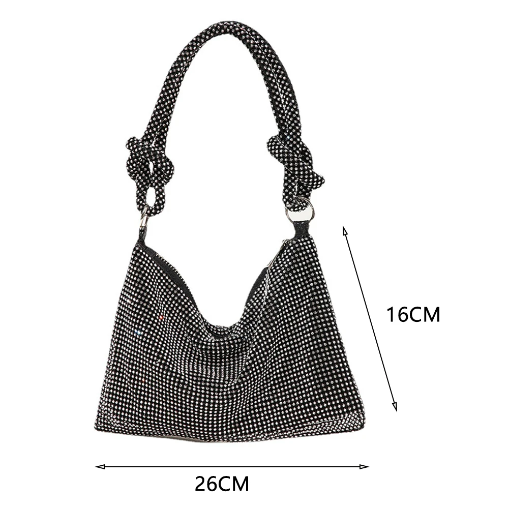 Women Shiny Rhinestone Dinner Bag New Party Wedding Purses 2024 Luxury Full-Diamond Ladies Handbag Designer Sparkly Evening Bags