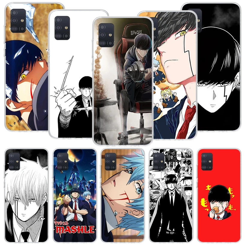 Mashle Magic And Muscles Phone Case For Samsung Galaxy A51 A71 A41 A31 A21S A11 A01 A70 A50 A40 A30S A20E A20S A10S A6 A7 A8 A9