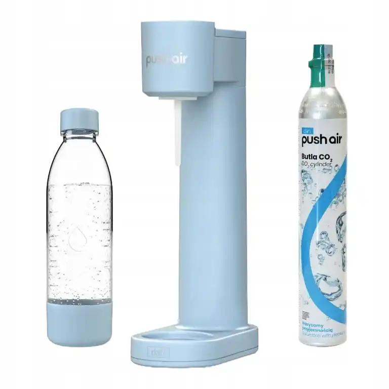 Dafi PushAir water Saturator + fles van 1x0,7 L + CO2-cartridgeset