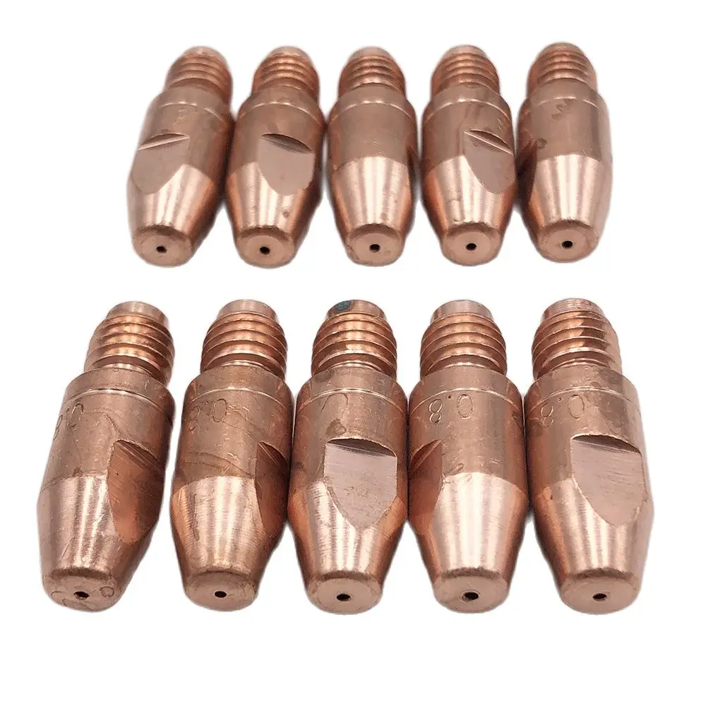 10 pieces Contact Tip M8 x 30 MB 36 KD 36KD 400 401 500 551 MIG Welding Torch 501D MB501 140.0114 140.0313 140.0442 140.0117