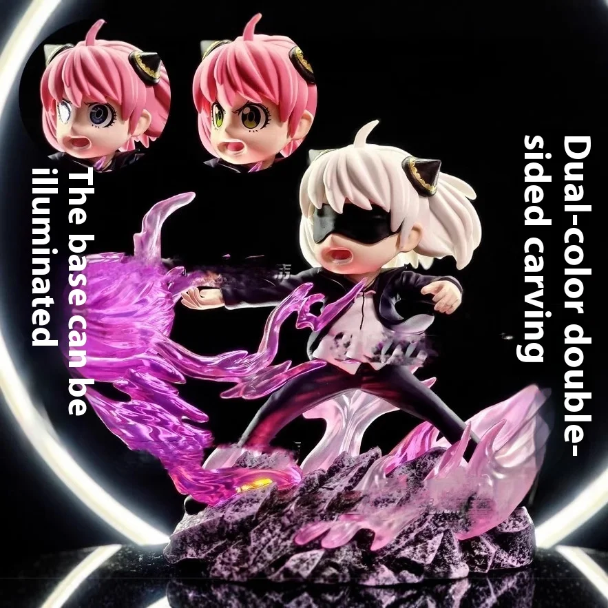 

21cm Jujutsu Kaisen - Anya Cosplaying as Gojo Satoru - Popular Anime Figure Model, 2D Collectible Gift, Desktop Decoration