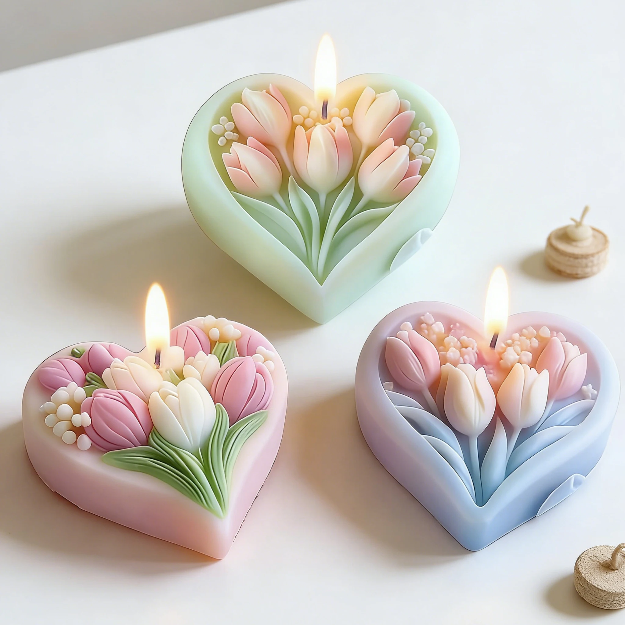 Forma Silikonowa 3D Serce Tuli – Home Decor Tulip recenzja i cena