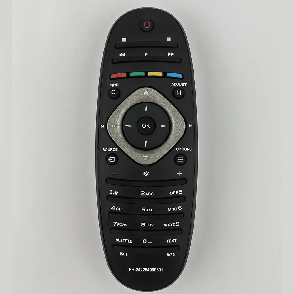 Télécommande TV de remplacement, télécommande sans fil, Distance de transmission plus éloignée pour Philips TV/DVD/AUX