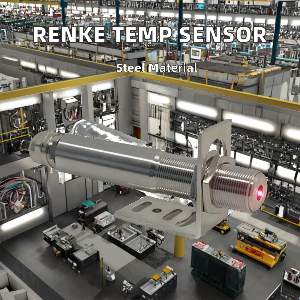Non-contact infrared temperature sensor 0-1200 degree range temperature instrument