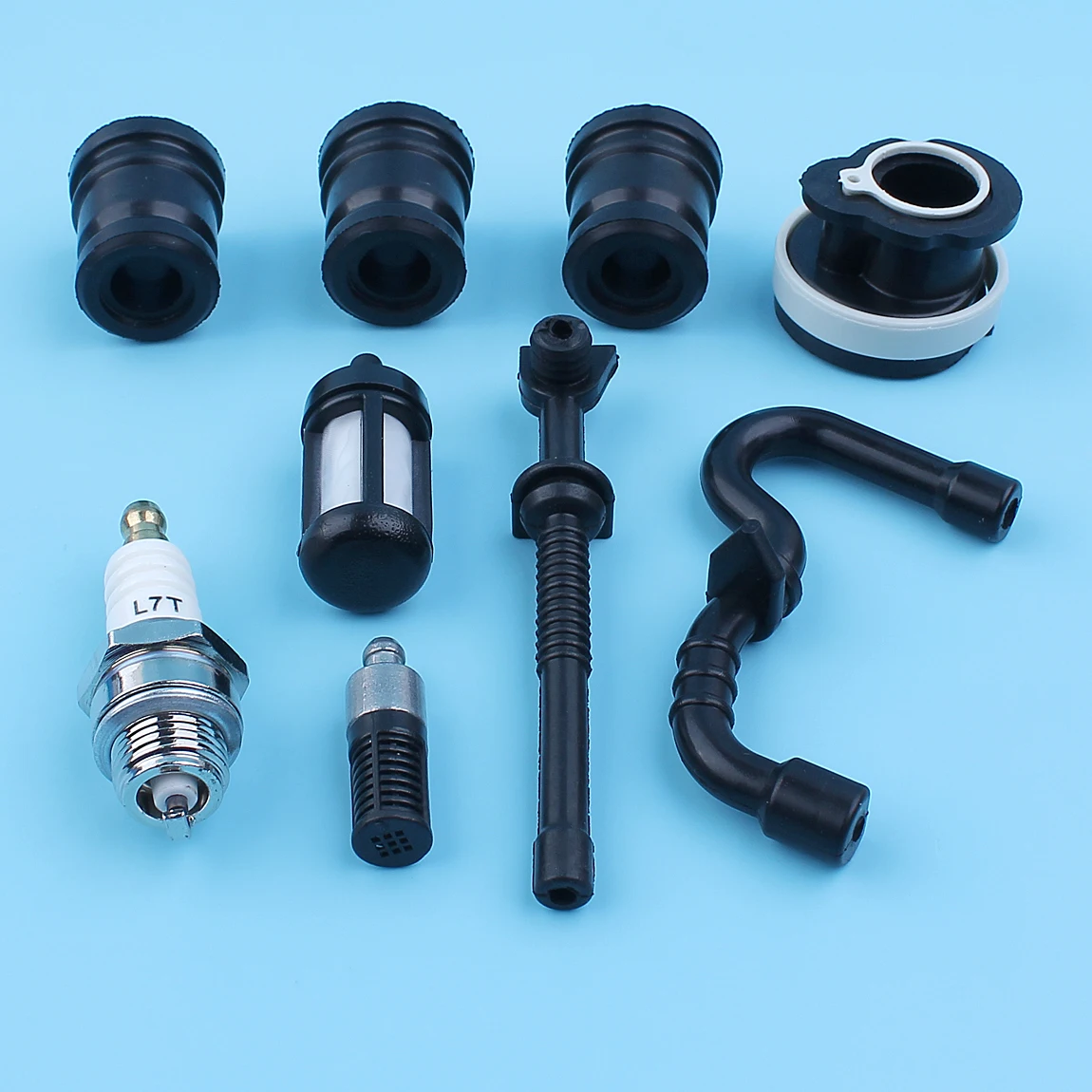 Imagem -03 - Buffer Coletor de Admissão Combustível Filtro Óleo Mangueira Linha Kit para Stihl 018 Ms180 017 Ms170 ms 180 170 Motosserra Vela Vela Vela Vela Vela Vela Vela av