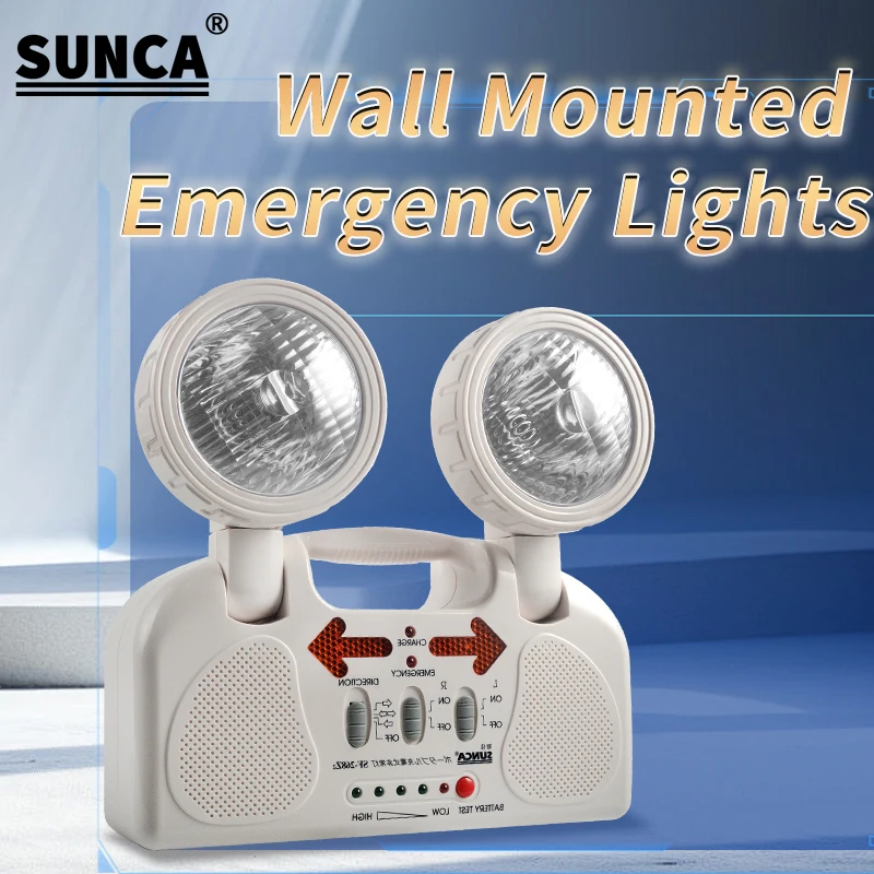 High-quality double-head emergency light ultra bright portable rechargeable LED emergecy light