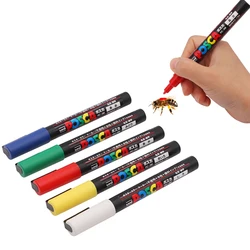 1Pcs Queen Bee Marker Pen 5 Color Optional Queen Bee Marking Pen Plastic Marks Pen Beekeeping Tools Bee Identification Equipment