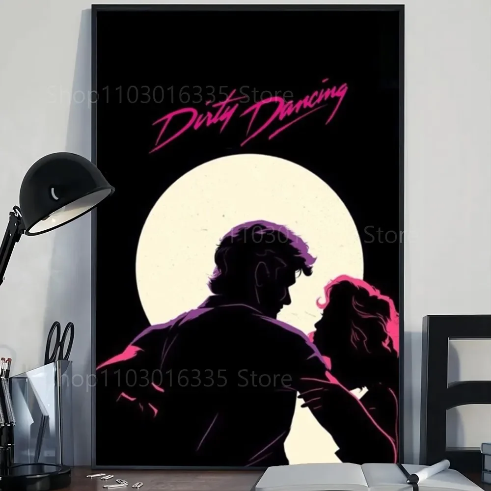 80s Classic Movie D-Dirty Dancing Vintage Film Poster Paper Print Home Living Room Bedroom Entrance Cafe Art Painting Decoration