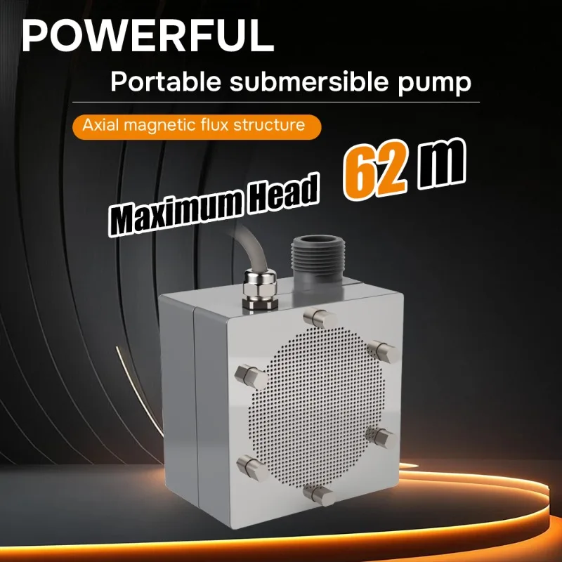 Portable Axial Flux Motor Pump High Performance Flushing Pump 120L Min Electric Pressure Washer Integrated Pump