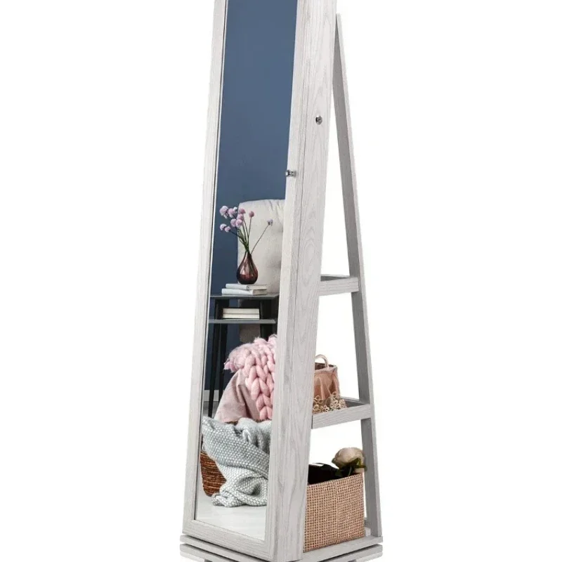 Living room furniture Full-length mirror jewelry storage cabinet household full-length mirror wall-mounted fitting mod