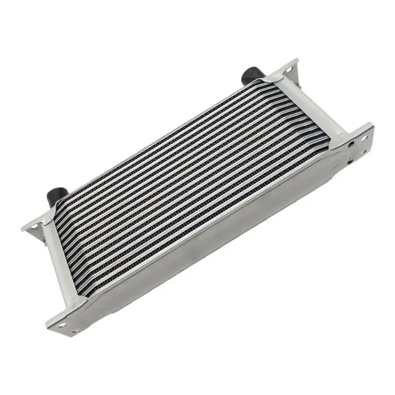 Oil Cooler Replacement Adapter Transmission Cooler Stacked Plate Transmission Engine Cooler Sturdy Trans Oil Cooler For Rear