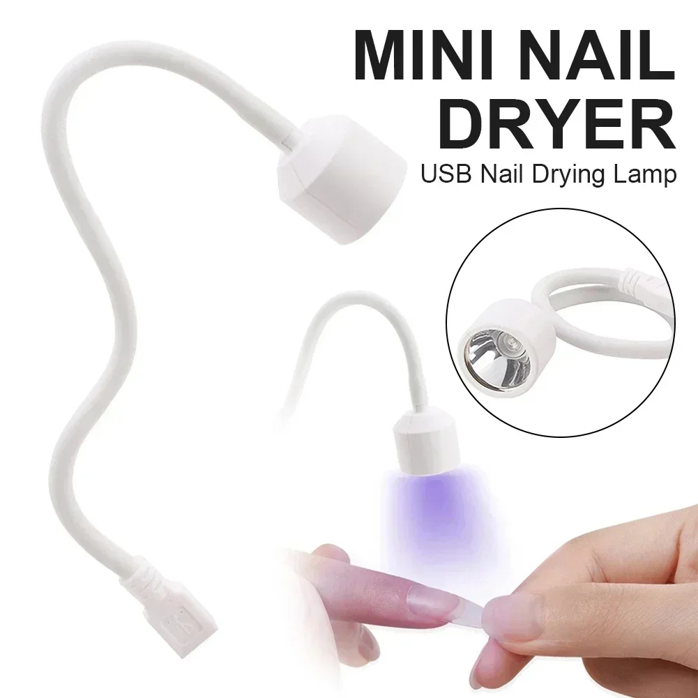 Mini UV  Light Nail Gel Polish Drying Lamp Single Finger Professional Dryer  Manicure Nail Stuff Art Salon Equipment Tools